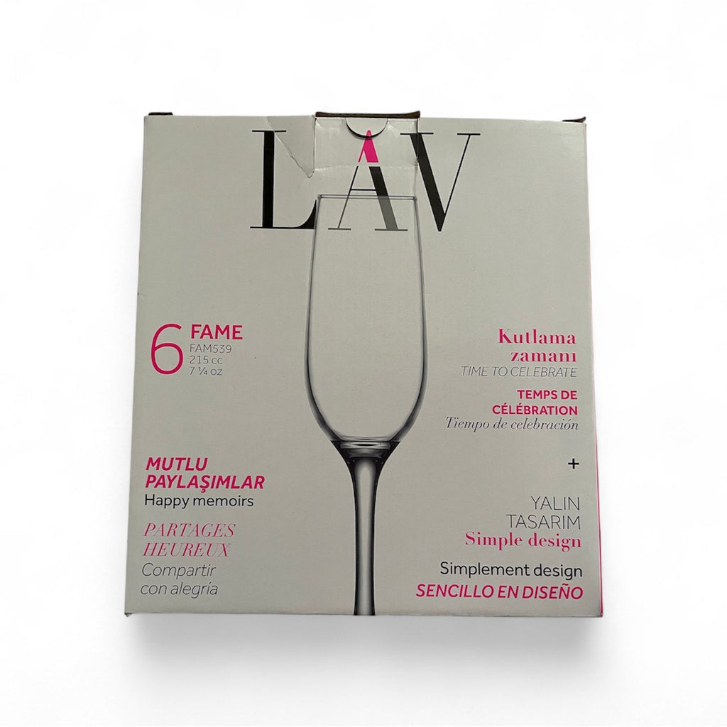 LAV Liberty glass set-6 pieces
