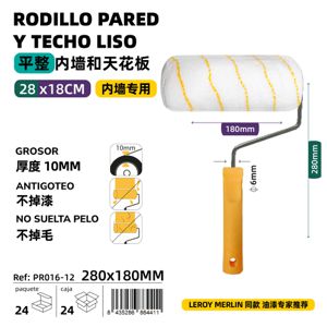 Rodillo Pared Y Techo Liso
