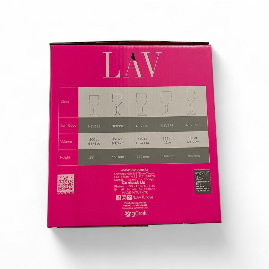 LAV Liberty glass set-6 pieces