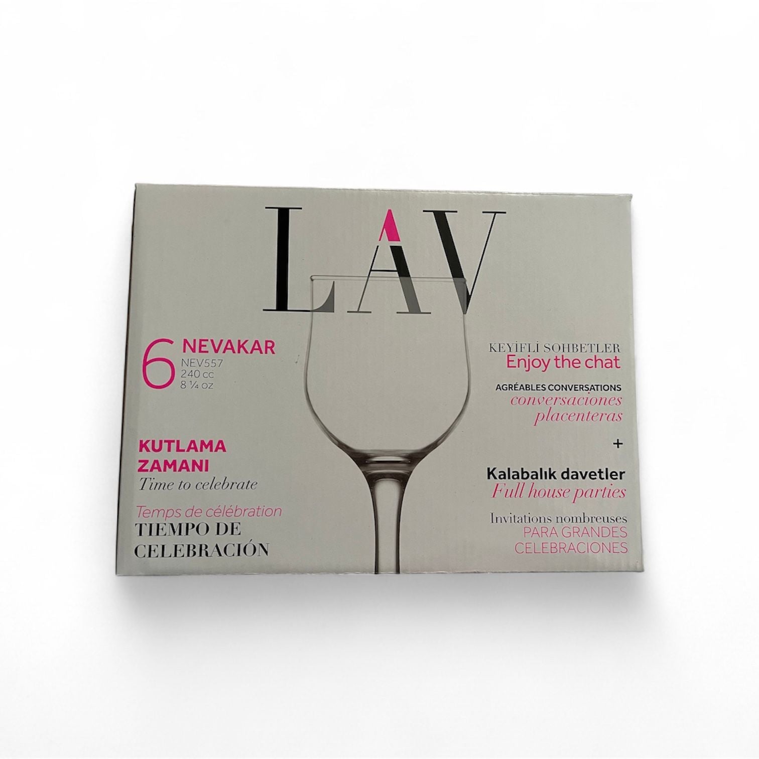 LAV Liberty glass set-6 pieces