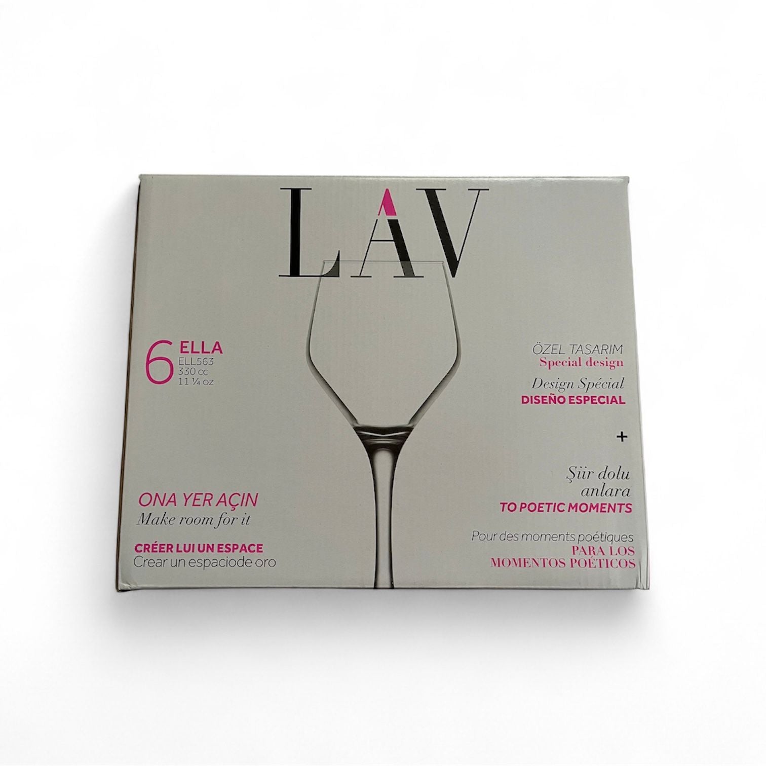 LAV Liberty glass set-6 pieces