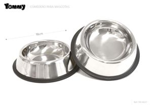 Comedouro para animais de estimação Comero em aço   18 CM