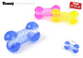 Brinquedo mini ossos transparentes 9 CM