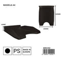 PRYMA TABULEIRO PRETO A4 345X255X60 MM.