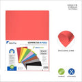FOLHA DE ESPUMA EVA 40X60CM 2MM VERMELHO CORAL