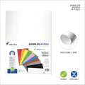 FOLHA DE ESPUMA EVA 40X60CM 2MM BRANCA