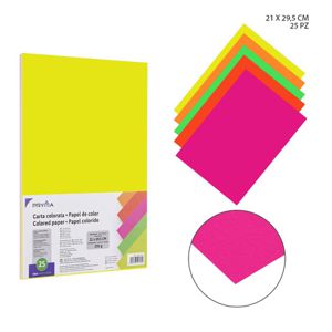 PAPEL DE COLOR FLUOR A4