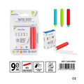 Giz branco com cobertura de giz 8cm 13un