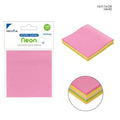BLOCO ADESIVO 76X76MM 100FL NEON