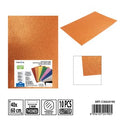 PRYMA ESPUMA EVA COM PURPURINAS BIO 40X60CM 2MM LARANJA