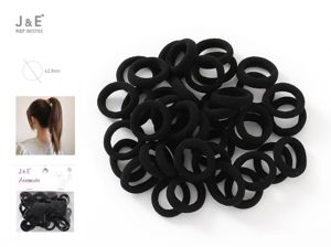 CONJUNTO DE ELÁSTICOS DE CABELO 2.8M 40PÇS PRETO
