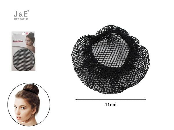 REDE MÉDIA PRETA PARA CABELO 1PC
