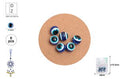 CONTAS DE OLHOS EM AZUL