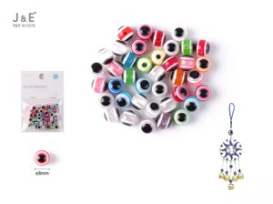 CONTAS DE OLHO DE CORES MISTAS 40 PEÇAS