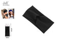 TURBANTE LARGO PRETO 9CM