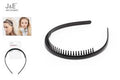DIADEMA DENTADA EM PRETO