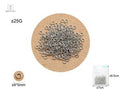 ANEL DE SALTO COR PRATEADA ±9*5MM ±25G