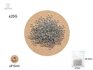 ANEL DE SALTO COR PRATEADA ±9*5MM ±25G