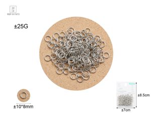 ANEL SALTO COR PRATA ±10*8MM ±25G