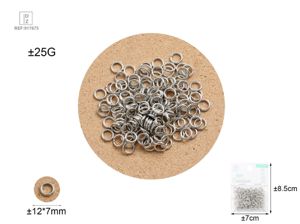 ANEL DE SALTO COR PRATA ±12*7MM ±25G