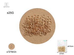 ANEL SALTO COR DOURADA ±10*8MM ±25G