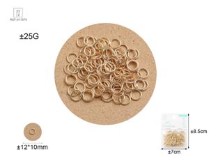 ARGOLA SALTO COR DOURADO ±12*10MM ±25G