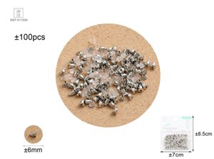 FECHO PARA BRINCOS ±7MM ±100UNID
