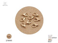 FECHO LAGOS DE OURO 14MM*8UNID