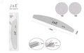100/180 LIMA DE UNHAS 5MM 28*178MM MEIA LUA