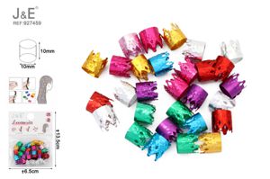 ANÉIS PARA TRANÇAS DE CABELO MISTOS ±29 PEÇAS*10 MM