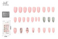 UNHAS POSTIÇAS DIAMANTE 24 PEÇAS