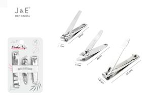 CONJUNTO DE CORTA-UNHAS DE TAMANHOS DIFERENTES 3 PEÇAS