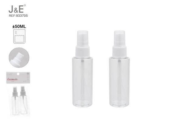 50ML BOTELLA DE SPRAY PARA VIAJES 2PCS
