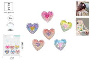 CONJUNTO DE PEÇAS DE DECORAÇÃO PARA FAZER VOCÊ MESMO 6PÇS