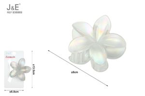 MOLA DE CABELO DE 8 CM EM FORMA DE FLOR
