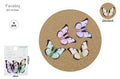4PCS PIEZAS DECORACIONES MARIPOSA
