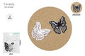 2 PEÇAS DECORAÇÕES BORBOLETA