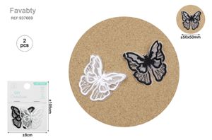 2 PEÇAS DECORAÇÕES BORBOLETA