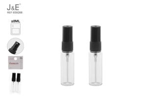 ±8ML 2 UNIDADES GARRAFAS TRANSPARENTES