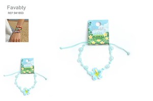 PULSEIRA DE CONCHAS E FLORES