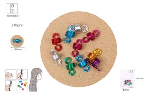ANÉIS PARA TRANÇAS DE CABELO MISTO ±10PÇS*20MM