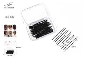 GANCHOS DE CABELO EM U 5CM 36PEÇAS