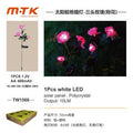 Luz Solar Rosa Conjunto 3 Peças Luz Branca Rosa