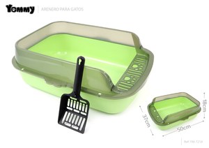 Caixa de areia verde 50*37*18cm