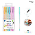 BOLIGRAFO DE GEL DE COLOR PASTEL 0.8MM 6PZ