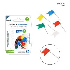ALFINETE BANDEIRA DE COR 1.7X3.5CM 30UN