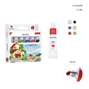 TINTA A ÓLEO 12ML 6UN