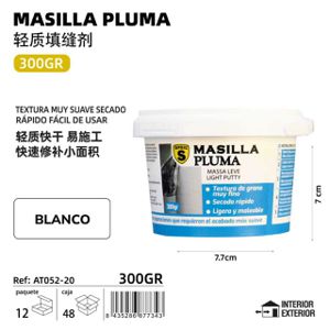 Masilla Pluma
