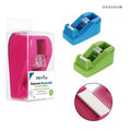 DISPENSADOR DE FITA ADESIVA 10X4.5X6CM