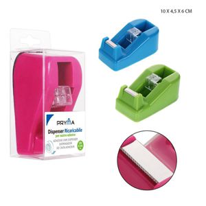 DISPENSADOR DE FITA ADESIVA 10X4.5X6CM